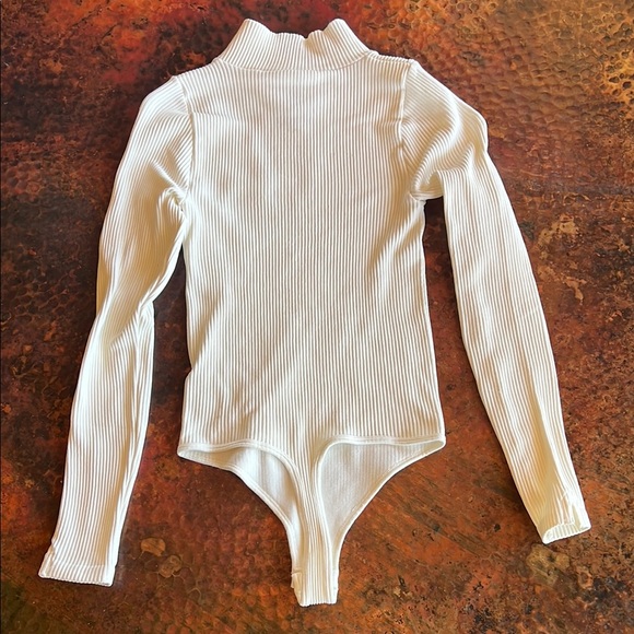 Free People Cream Bodysuit Top - Picture 11 of 12